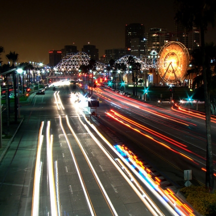 A sight of Long Beach, CA, USA